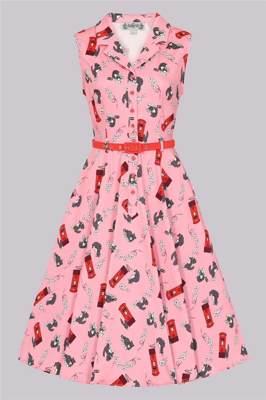 Caterina Sleeveless Postie The Cat Dress