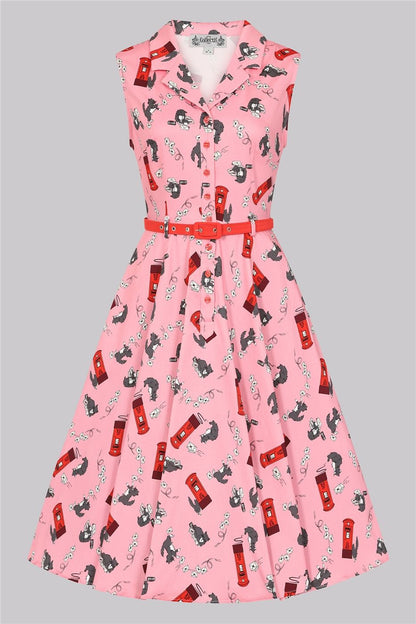 Caterina Sleeveless Postie The Cat Dress