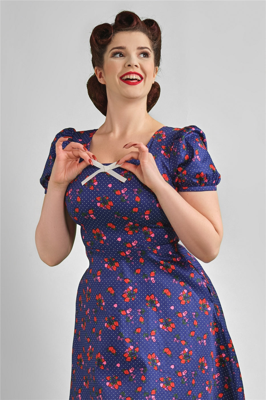 Leanne Mixed Berries Swing Dress