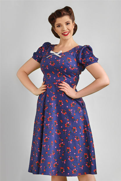 Leanne Mixed Berries Swing Dress