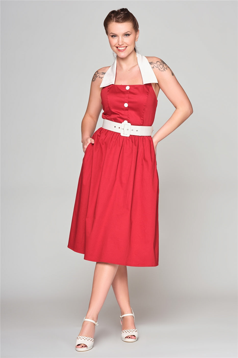 Waverly Plain Swing Dress