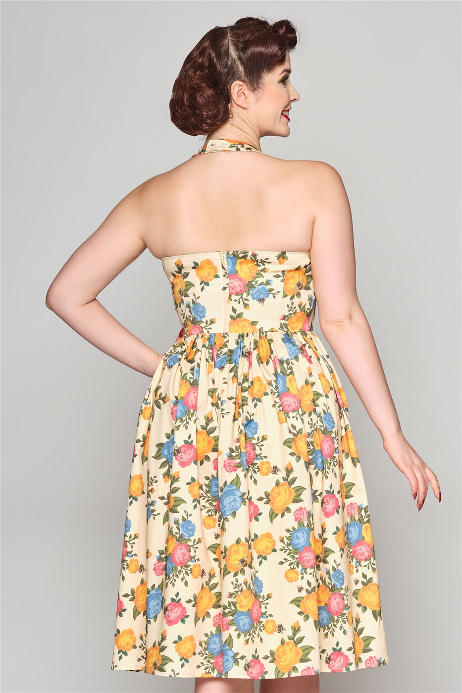 Honey Rose Garden Swing Dress