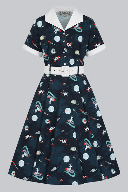 Taylor Space Pin Up Swing Dress