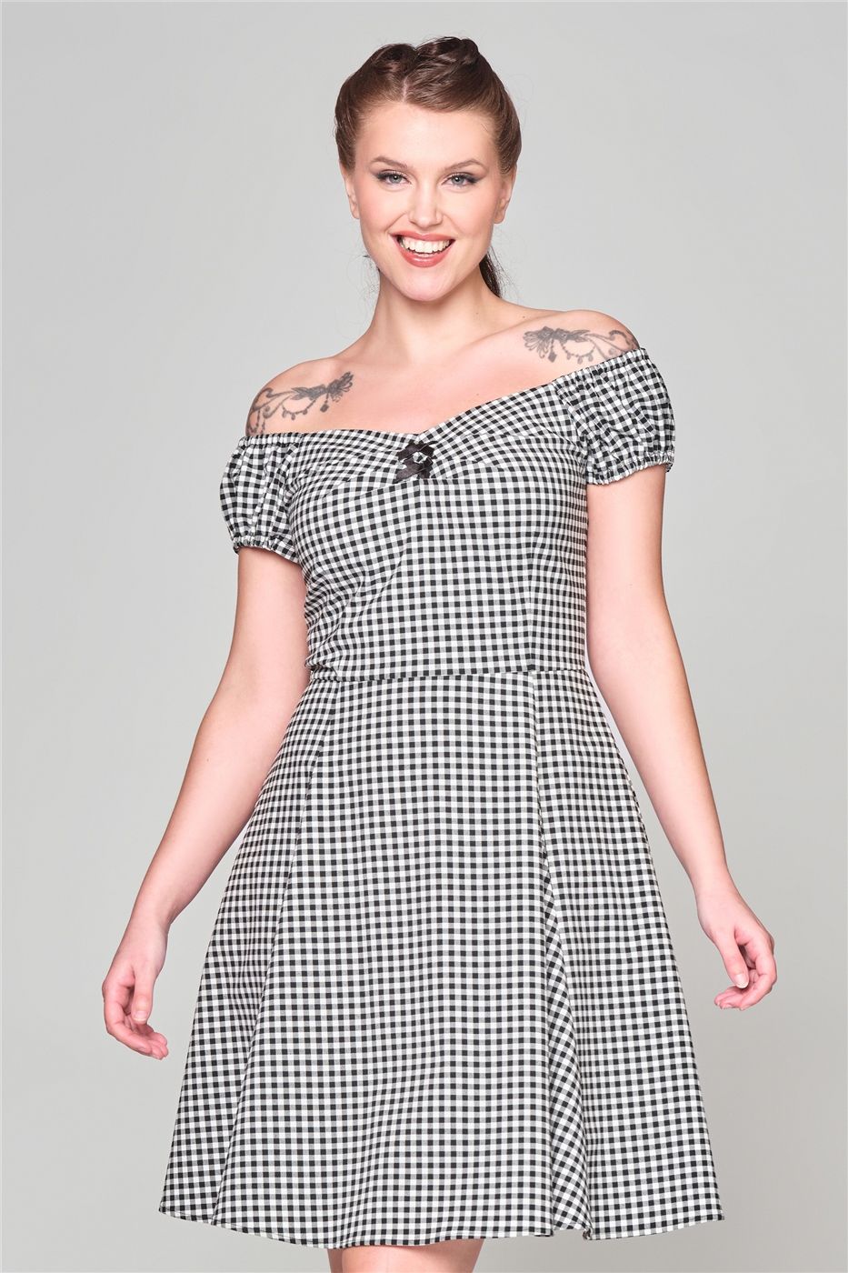 Dolores Gingham Mini Dress