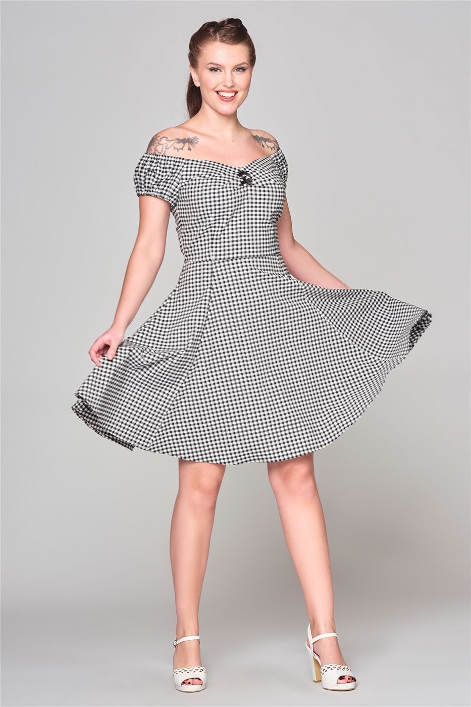 Dolores Gingham Mini Dress