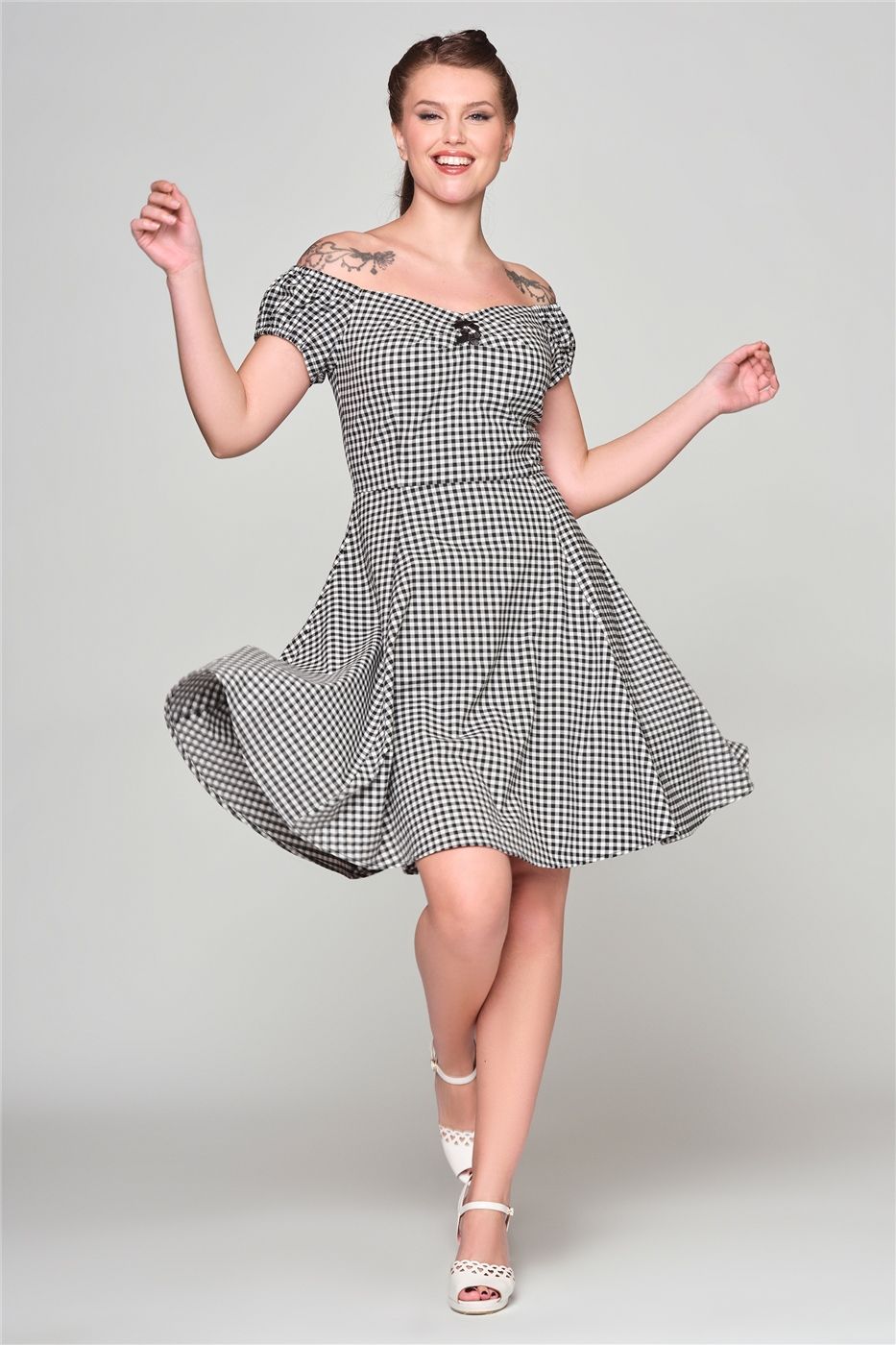 Dolores Gingham Mini Dress