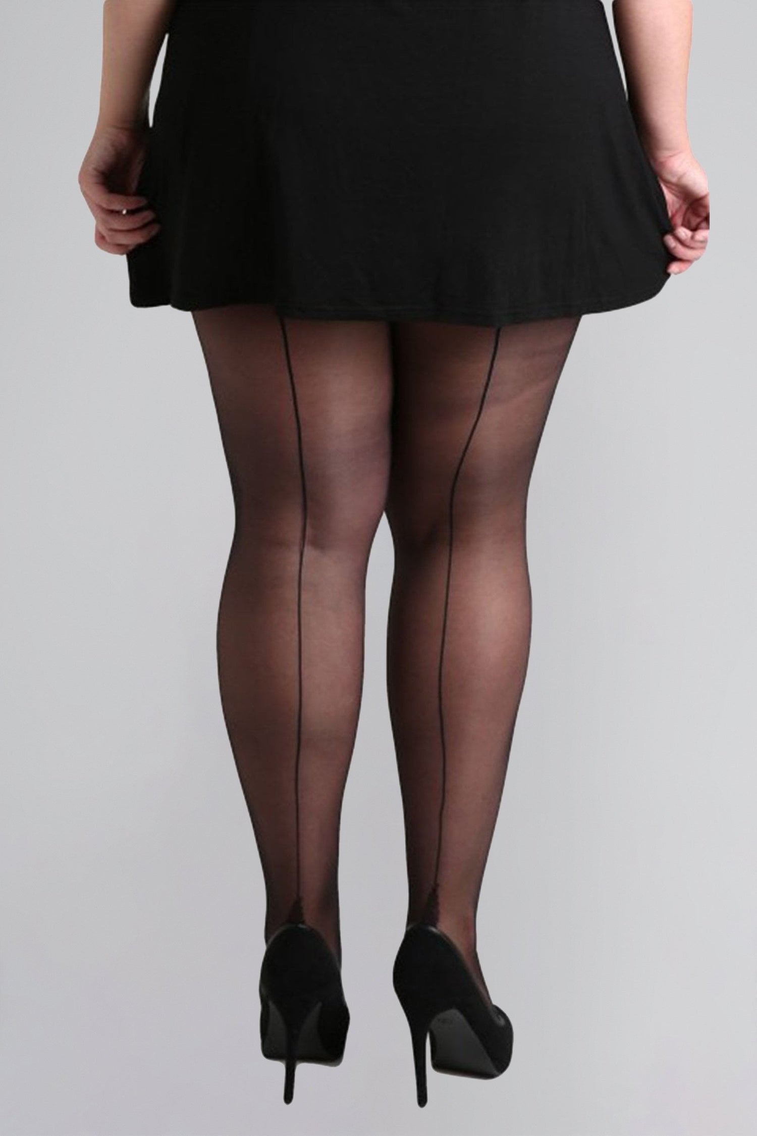 Jive Seamed Tights - Plus Size