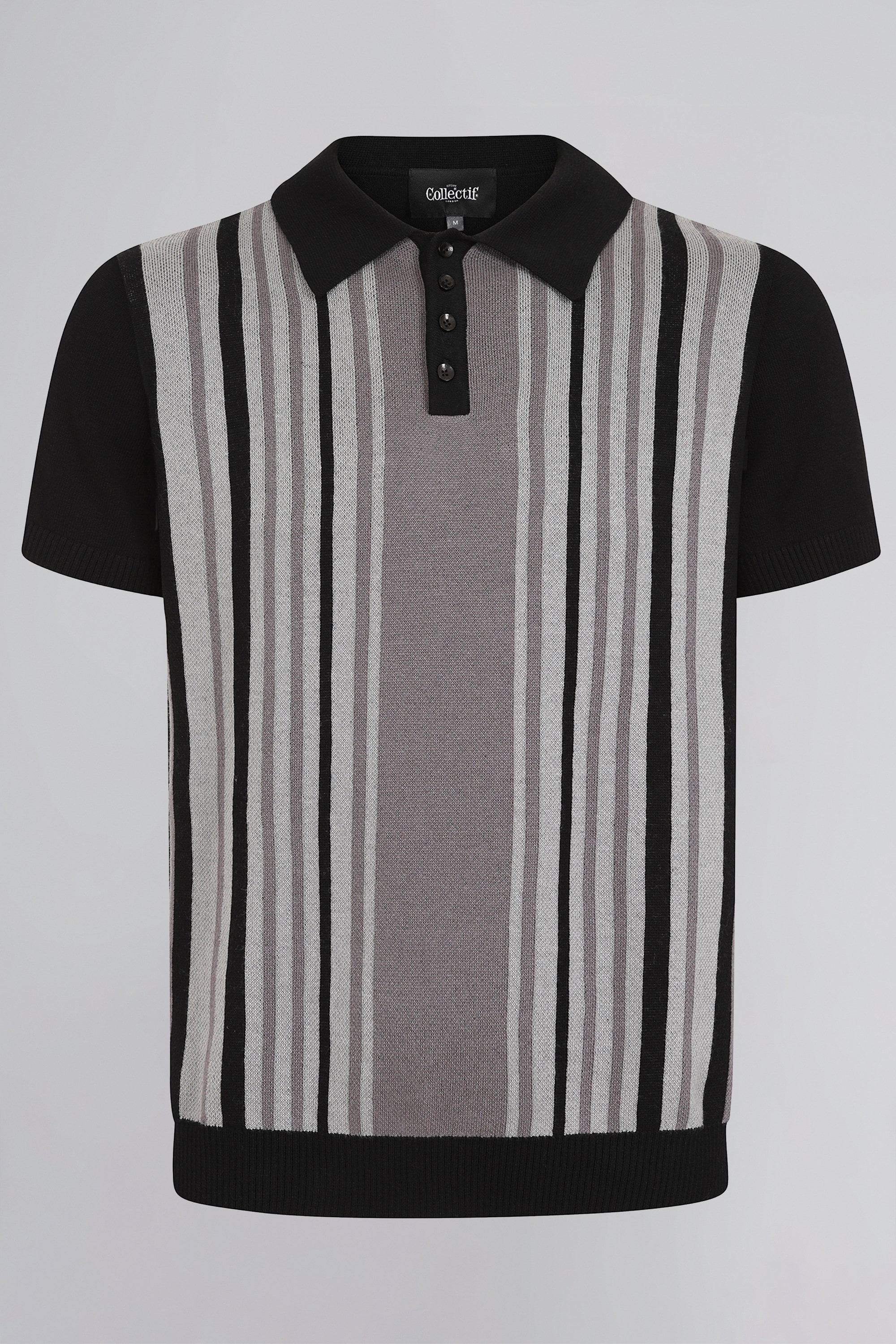 Pablo Striped Knitted Polo