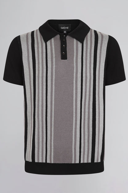 Pablo Striped Knitted Polo