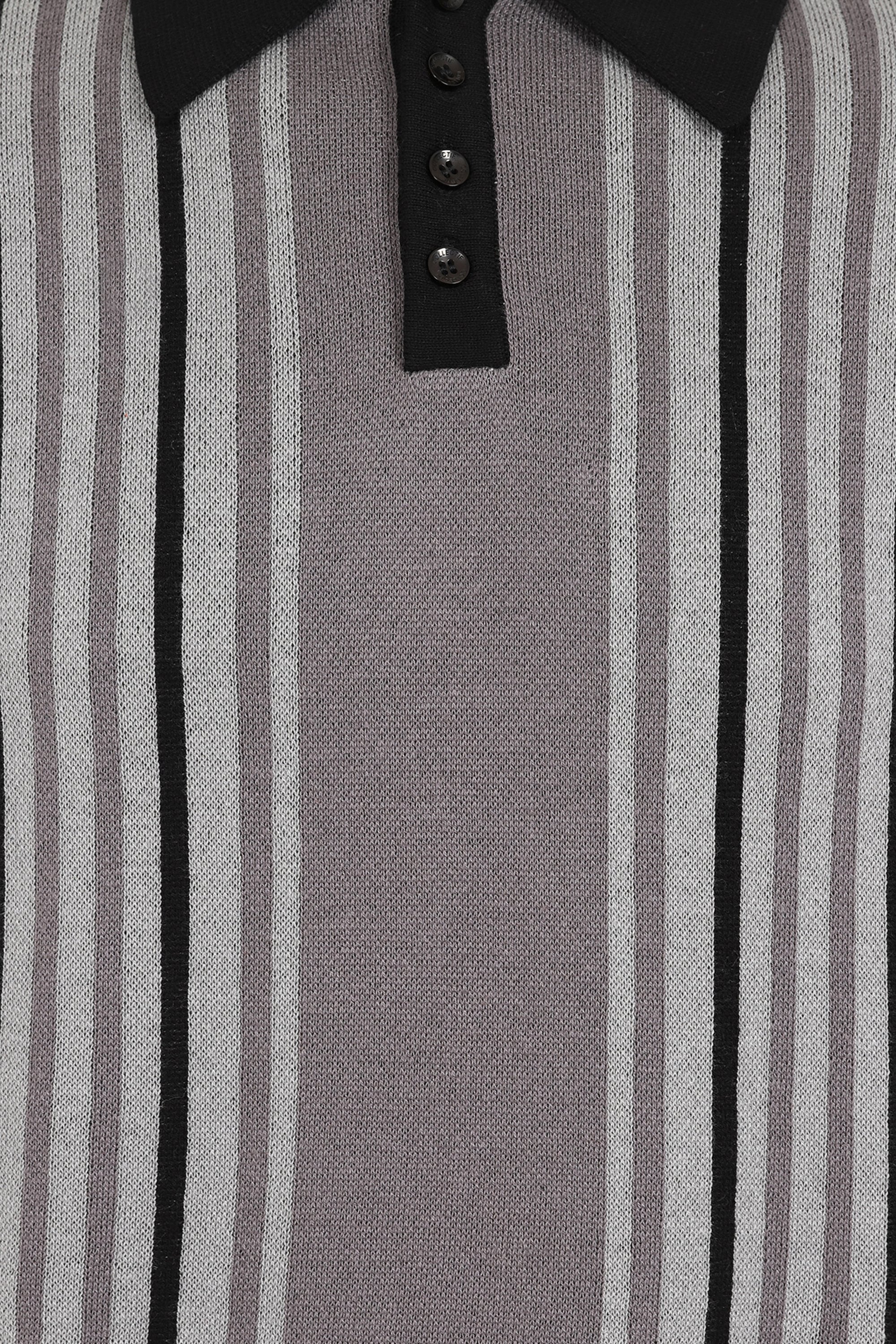 Pablo Striped Knitted Polo