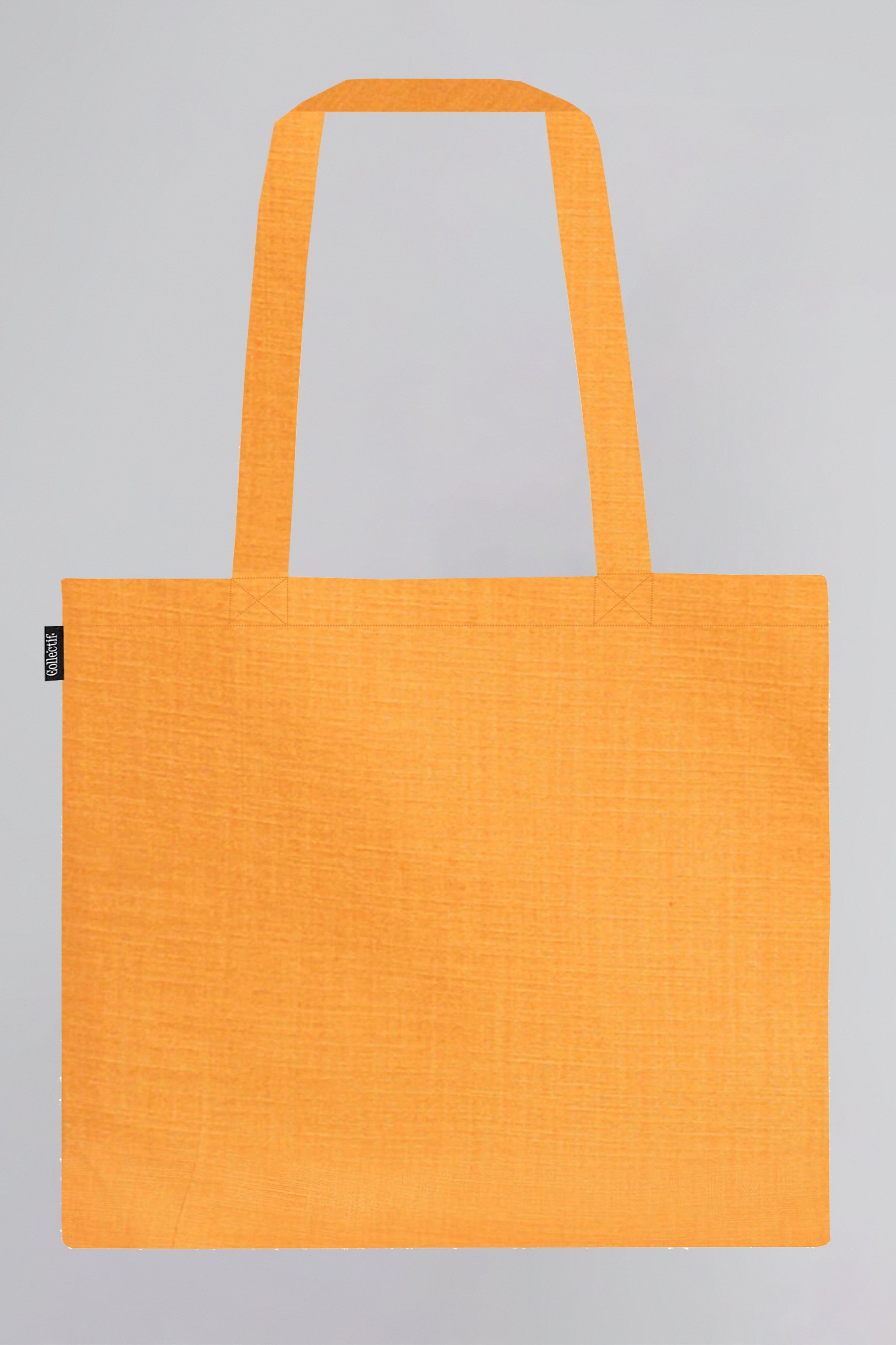 Solid Orange Tote Bag